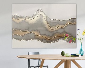 Metallische Landschaft Nr. 4