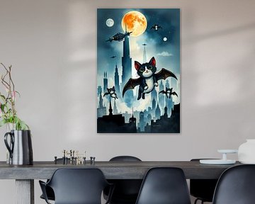 Katze in der Zukunft von Linda de Klein