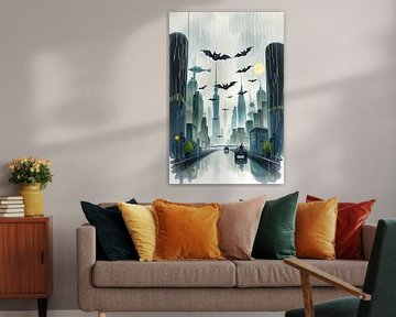 Cat in the future by Linda de Klein