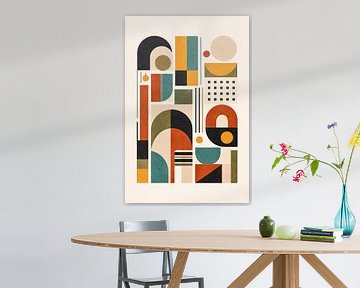 Modern Bauhaus Geometrisch Abstract van irgian firmansyah
