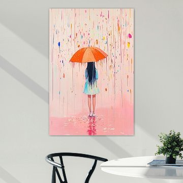 Parapluie orange