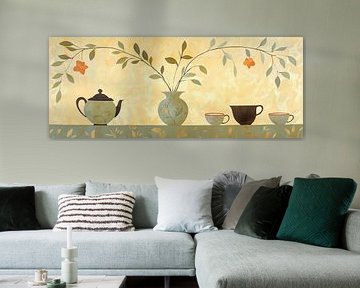 bloemen vaas van Blikvanger Schilderijen