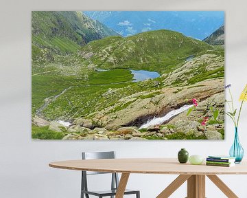 High alpine mountain lakes and impressive mountain peaks in the unspoilt natural surroundings of the Merano lake district in South Tyrol. by Miriam Schwarzfischer Fotografie