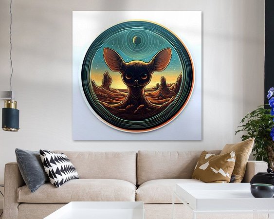 Example of the artwork in a room