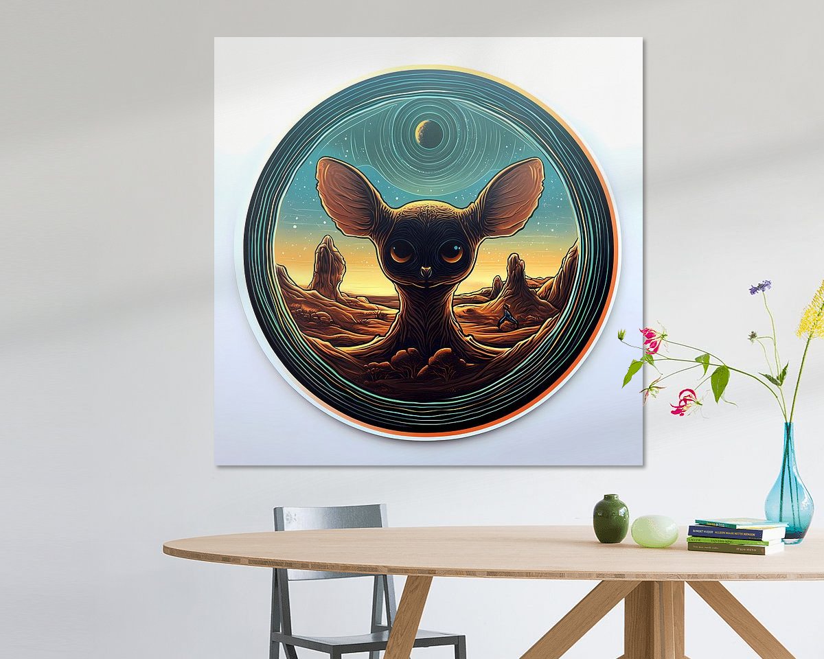 Example of the artwork in a room