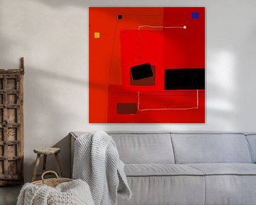 Abstractie 9 van Martin Groenhout