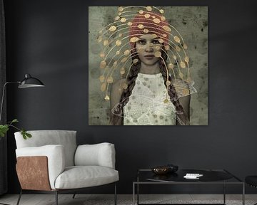 Gold Beauty Symbol Zeichnung Fisch