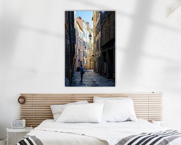 Straat in de oude stad Toulon (foto 2 van 2) van Everhard van Eimeren Fotografie