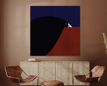 Ruhender Vogel von Martin Groenhout