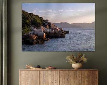 Wo das Meer auf die Berge trifft