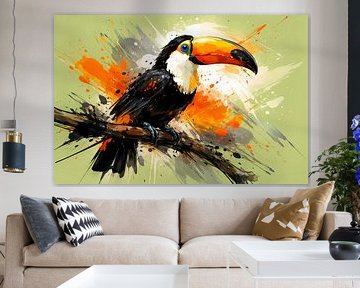 Toucan sur une branche