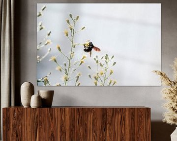 With Flowers in Soft Pastel Tones by Femke Ketelaar