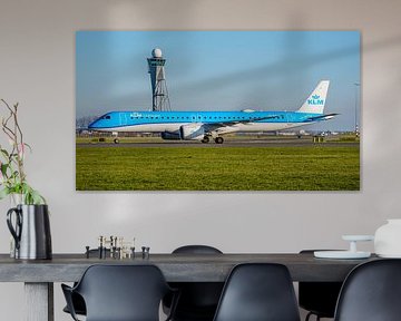 KLM Cityhopper Embraer E195-E2 Passagierflugzeug.