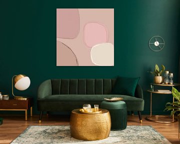 Une œuvre minimaliste aux tons doux et nus. sur J.a Dijkstra