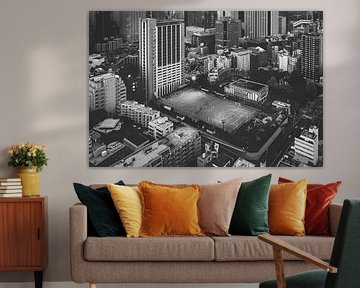 Tokyo Schwarz Weiß von Yeltree Fotografie