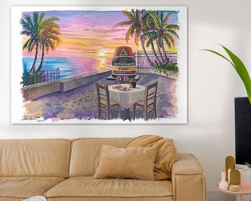 Romantisches Abendessen für zwei Personen am südlichsten Punkt von Key West bei Sonnenuntergang