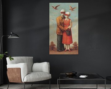 Romantisch droomlandschap op Valentijnsdag