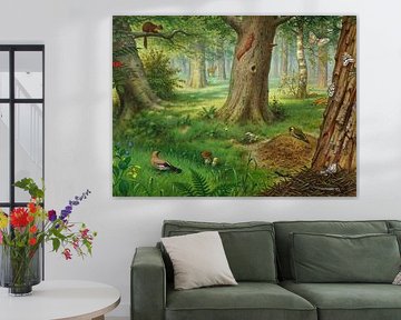 In het bos, M.A. Koekkoek