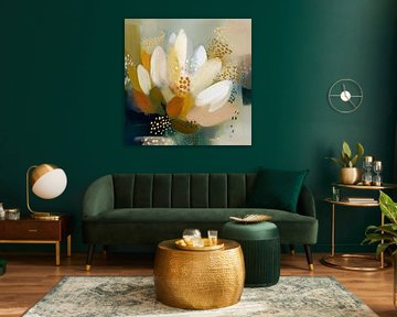 Fleur de lotus abstraite