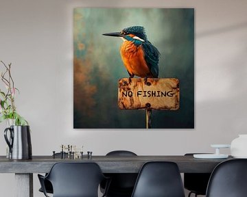 No Fishing van Harry Hadders Design