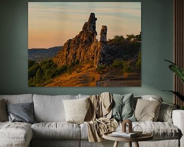 Königsstein dans la douce lumière du matin