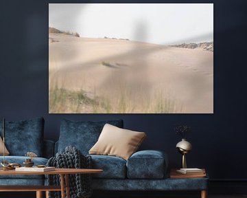 Image minimaliste des dunes néerlandaises | Impression photographique de voyage sur Kimberley Jekel