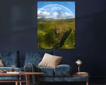 Regenbogen über dem Tal – Die Magie der Azoren von Ewold Kooistra