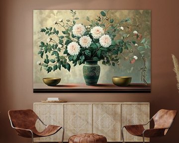 Stille Blüten von Blickfänger Gemälde