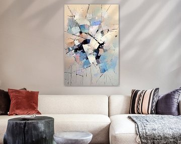 Blau Abstrakt | Gebrochenes Blau