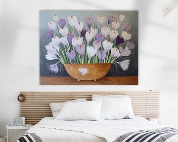 Krokusse Vase | Blooming Joy von Blumen Studio