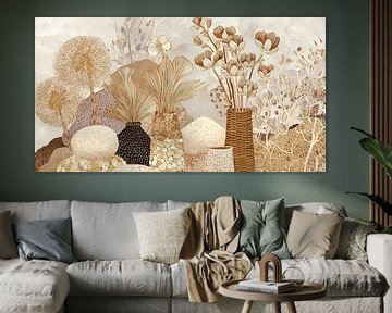 Flower Vases by Eye catching paintings