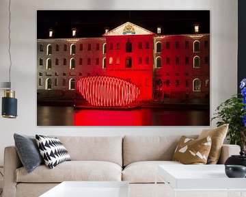 Amsterdam Light Festival, Schifffahrtsmuseum von Elisabeth Aardema