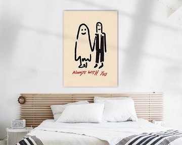 Always With You: Freundschaftsillustration von Niklas Maximilian