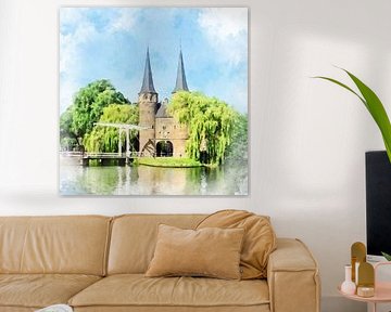 Oostpoort, Delft, Hollande-Méridionale_Pays-Bas sur Danny de Klerk