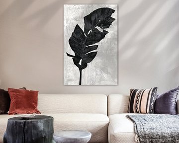 Bananenblatt-Silhouette I von Chromatic Storm Studio