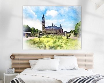 Palais de la Paix, La Haye, Hollande-Méridionale, Pays-Bas. sur Danny de Klerk