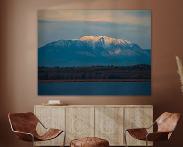 Vue sur le lac et le Schneeberg