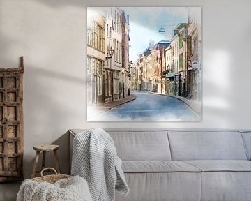 Pelikaanstraat, Leyde, Hollande-Méridionale, Pays-Bas. sur Danny de Klerk