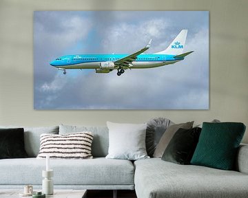 KLM Boeing 737-800 Passagierflugzeug.