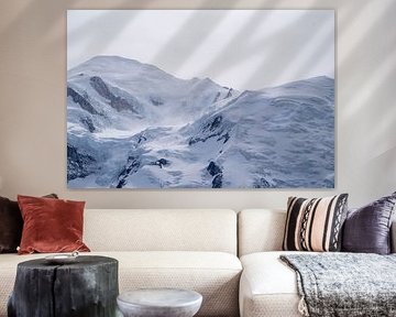 France - Chamonix - Pic du glacier du Mont Blanc - Montagnes enneigées autour de Ch