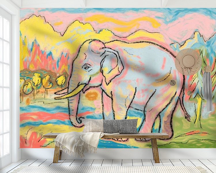 Example of the artwork in a room