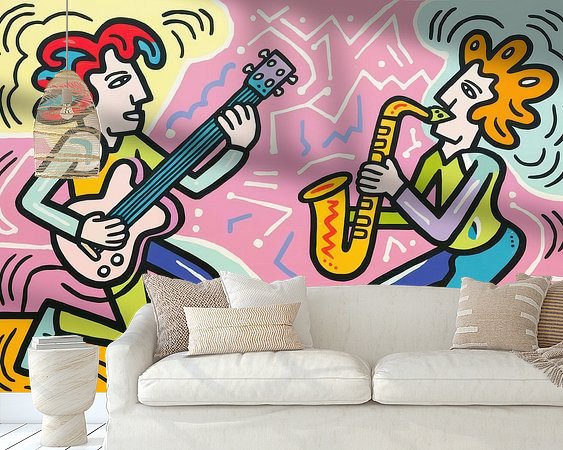 Example of the artwork in a room