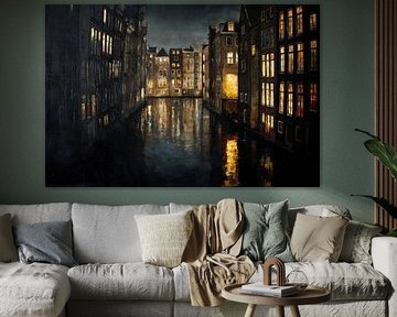 Lumière du soir à Amsterdam
