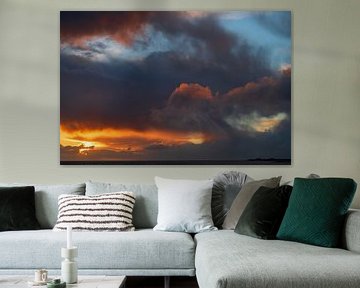 Depressie aan de waddenkust