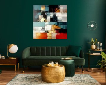 Kacheln als abstrakte Malerei 2