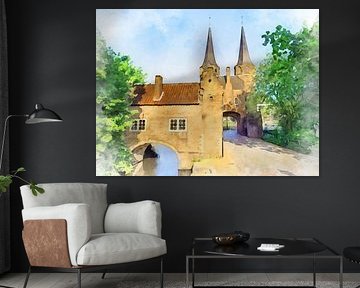 East Gate entrance, Delft. by Danny de Klerk