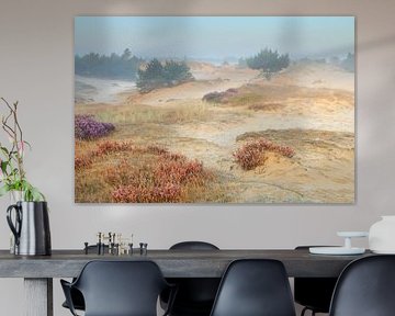 A quiet morning in the heath dunes