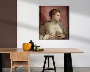 Jacopo Tintoretto. Porträt einer Frau, 1550