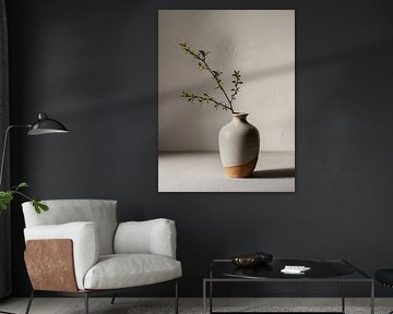 Wabi Sabi Botanischer Zweig von rozan arkaannuyaafi