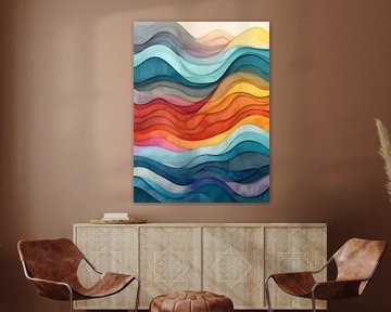 Glasachtige stromingen: De botsing van glaciale indigo